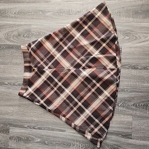 💋 Jones & Co plaid A-Line skirt 💋